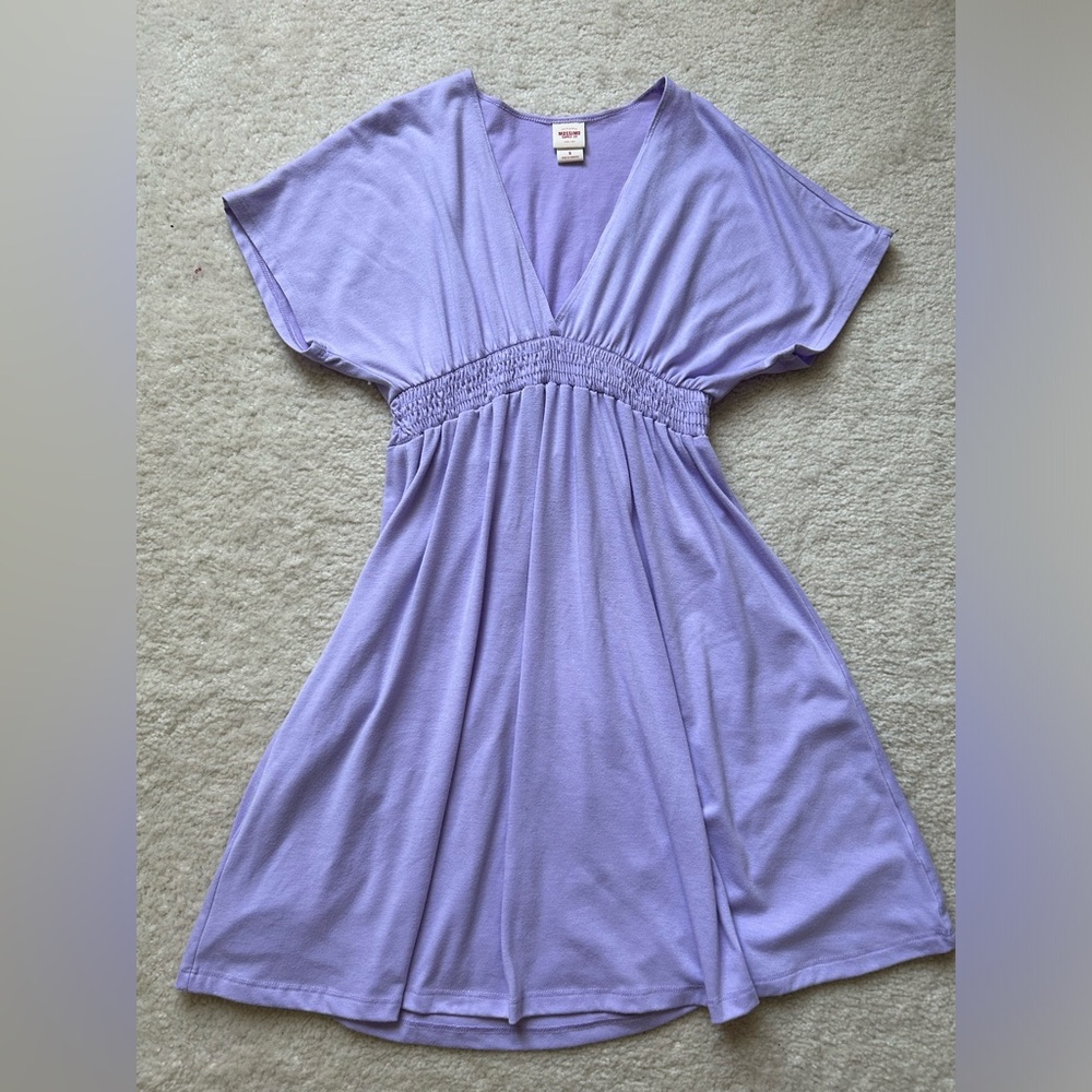 Mossimo Supply Co lavender babydoll dress - size S